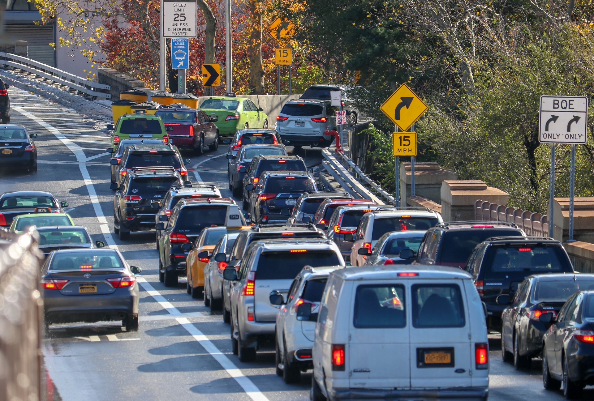 changes in travel direction during rush hour