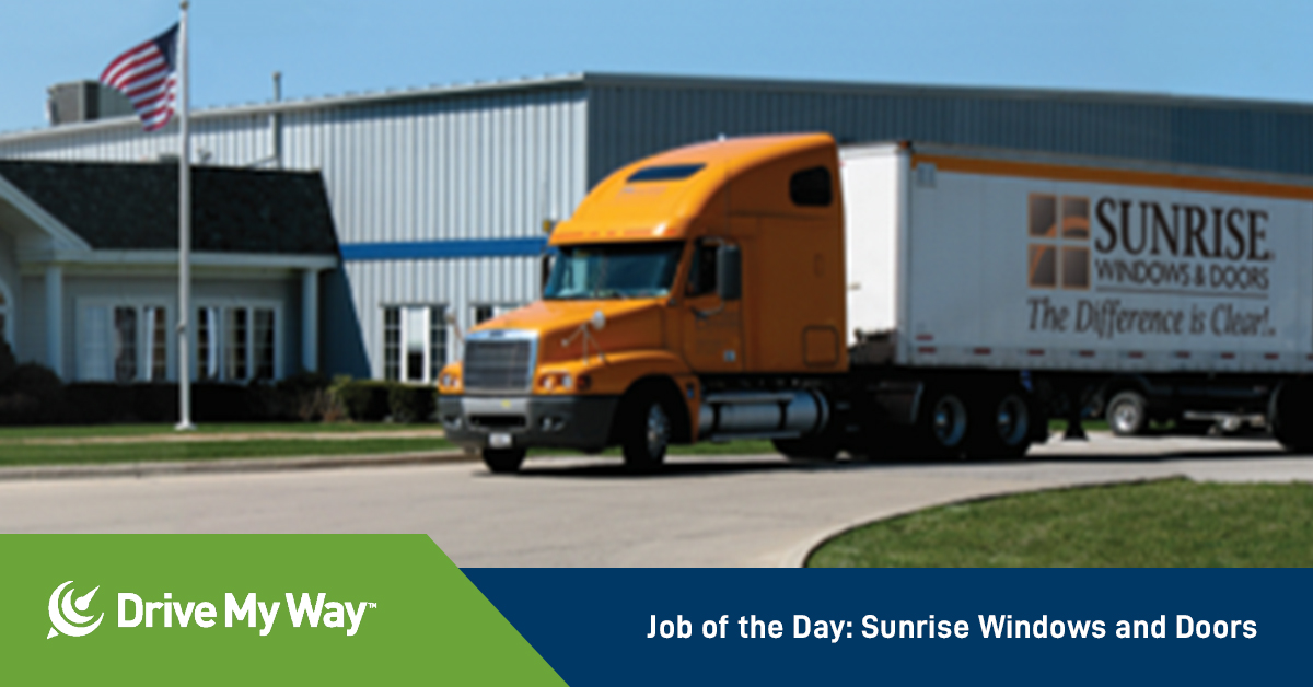 Job Of The Day Sunrise Windows And Doors Drive My Way