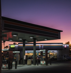 gas station