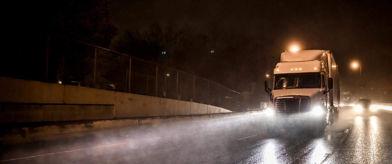 night truck driving