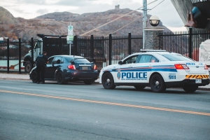 personal vehicle stopped by police